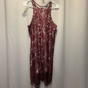 Express Maroon Cocktail dress